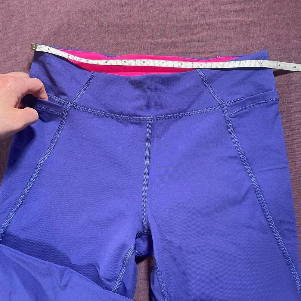 Ivivva (Lululemon) Athletic Legging with Jogger Cuffs in Purple/Indigo - Size 14